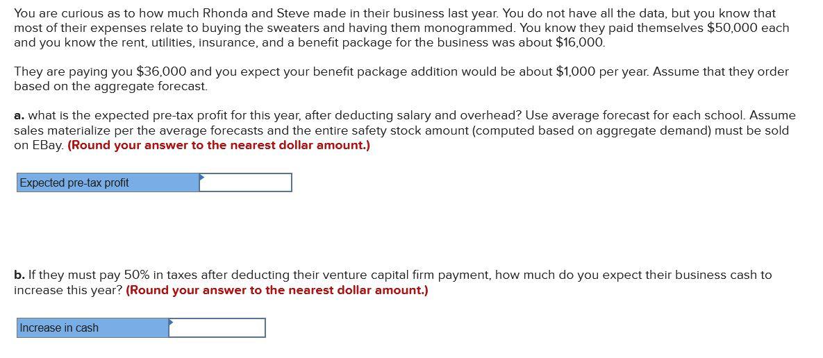 Using the information provided, please answer