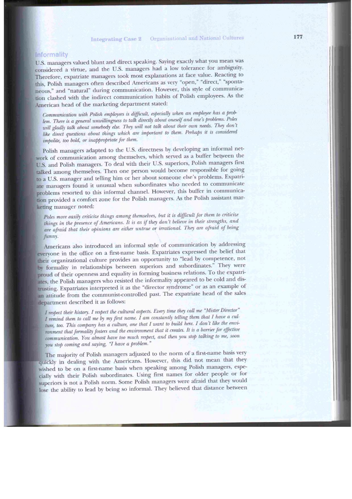 What are some important cultural differences