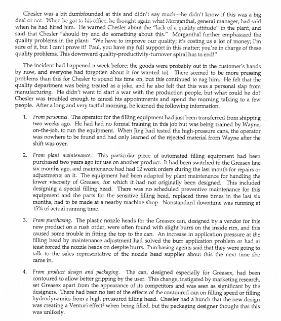 Choose a TQM tool or technique and describe its