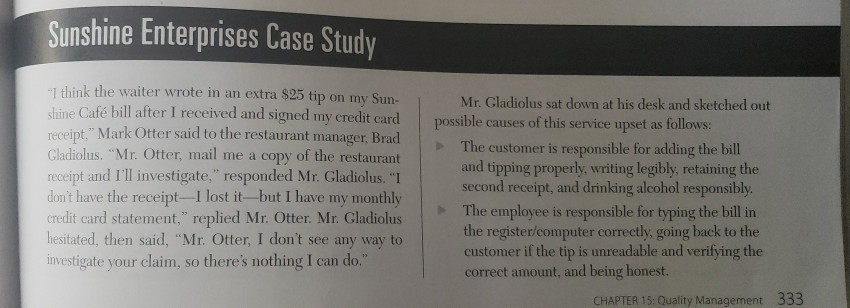 Sunshine Enterprises Case Study -I think the