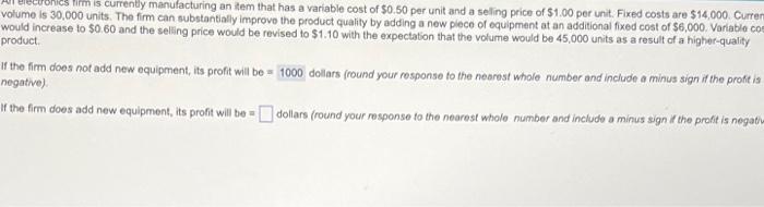 um is currently manufacturing an item that has a