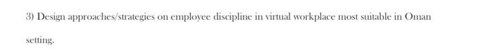 3) Design approaches/strategies on employee