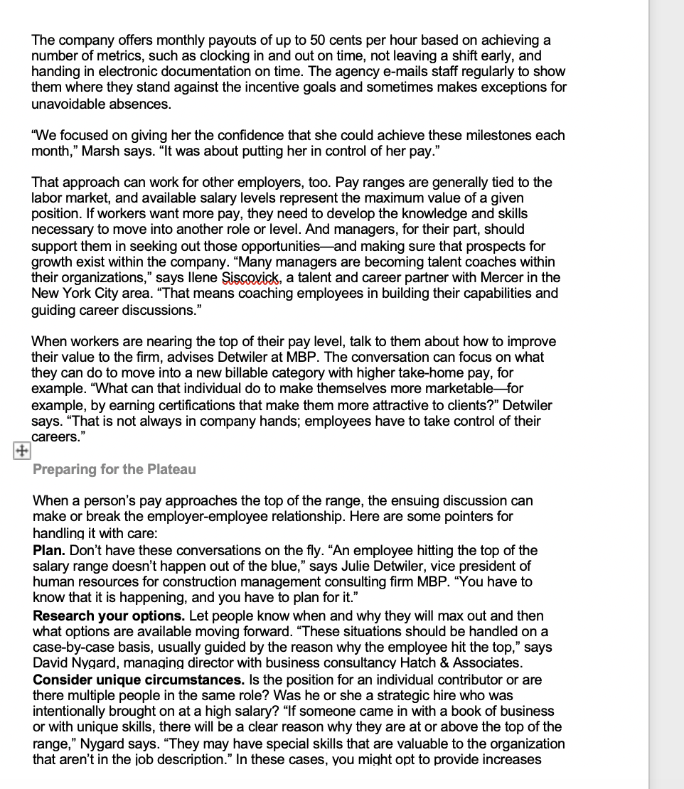 Article - What to Do When Workers Hit the Top of