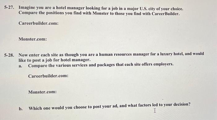 ASAP PLEASE. 5-28 please answer cleary and do not