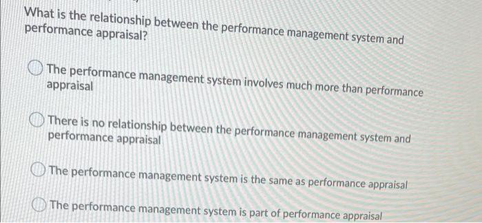 What is the relationship between the performance