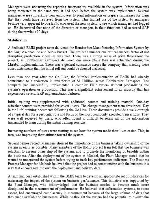 Post-mortem of the first phase: How was the