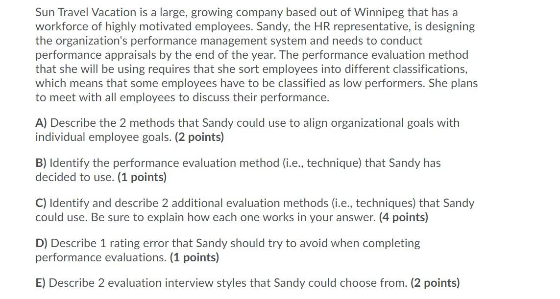 Sun Travel Vacation is a large, growing company