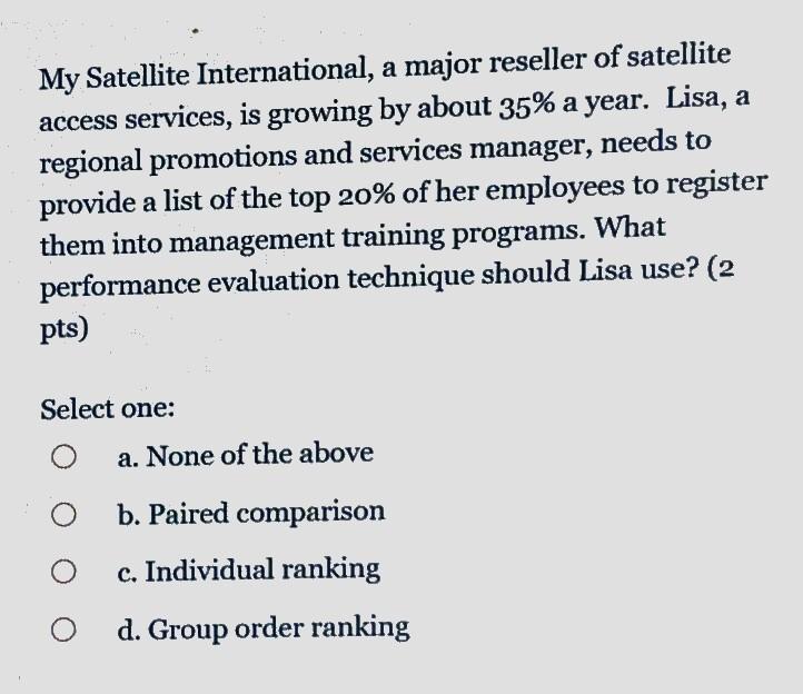 When comparing employee development to employee
