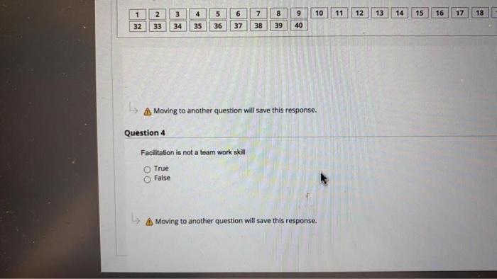 A Moving to another question will save this