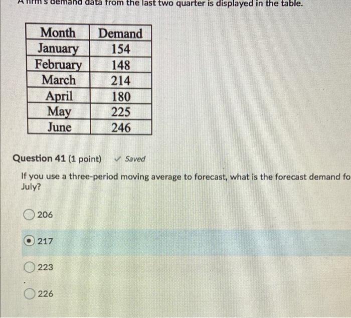 answer 41-45 my answers might not be right data