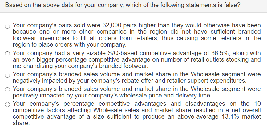 Given the following data from a Comparative