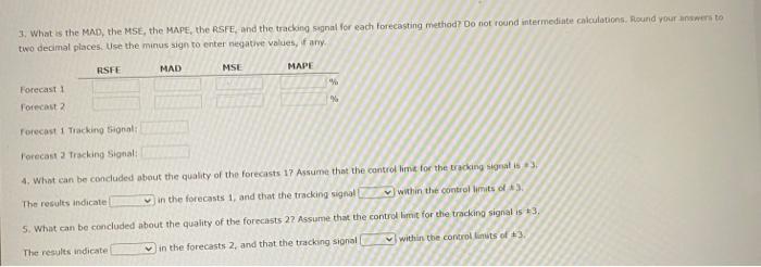 Excel Online Structured Activity: Forecast