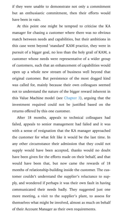 Case Study Persistance Pays off CASE STUDY