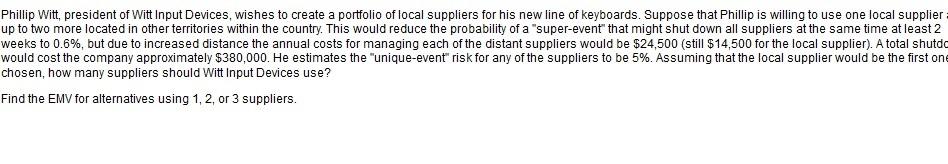 EVM (1)= $ EVM (2)= $ EVM (3)= $ Phillip Witt,