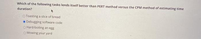 A predecessor task must be shorter in duration
