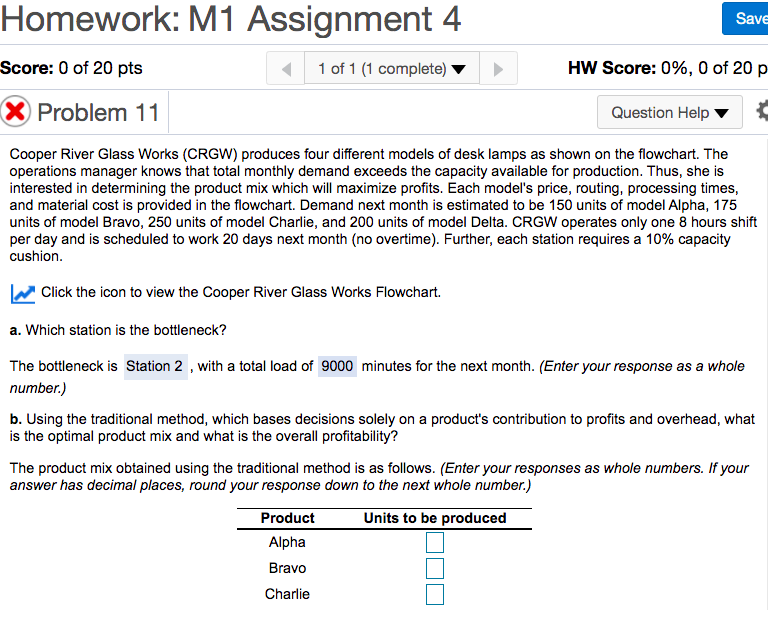 M1 Assignment 4 Please highlight answers, thanks