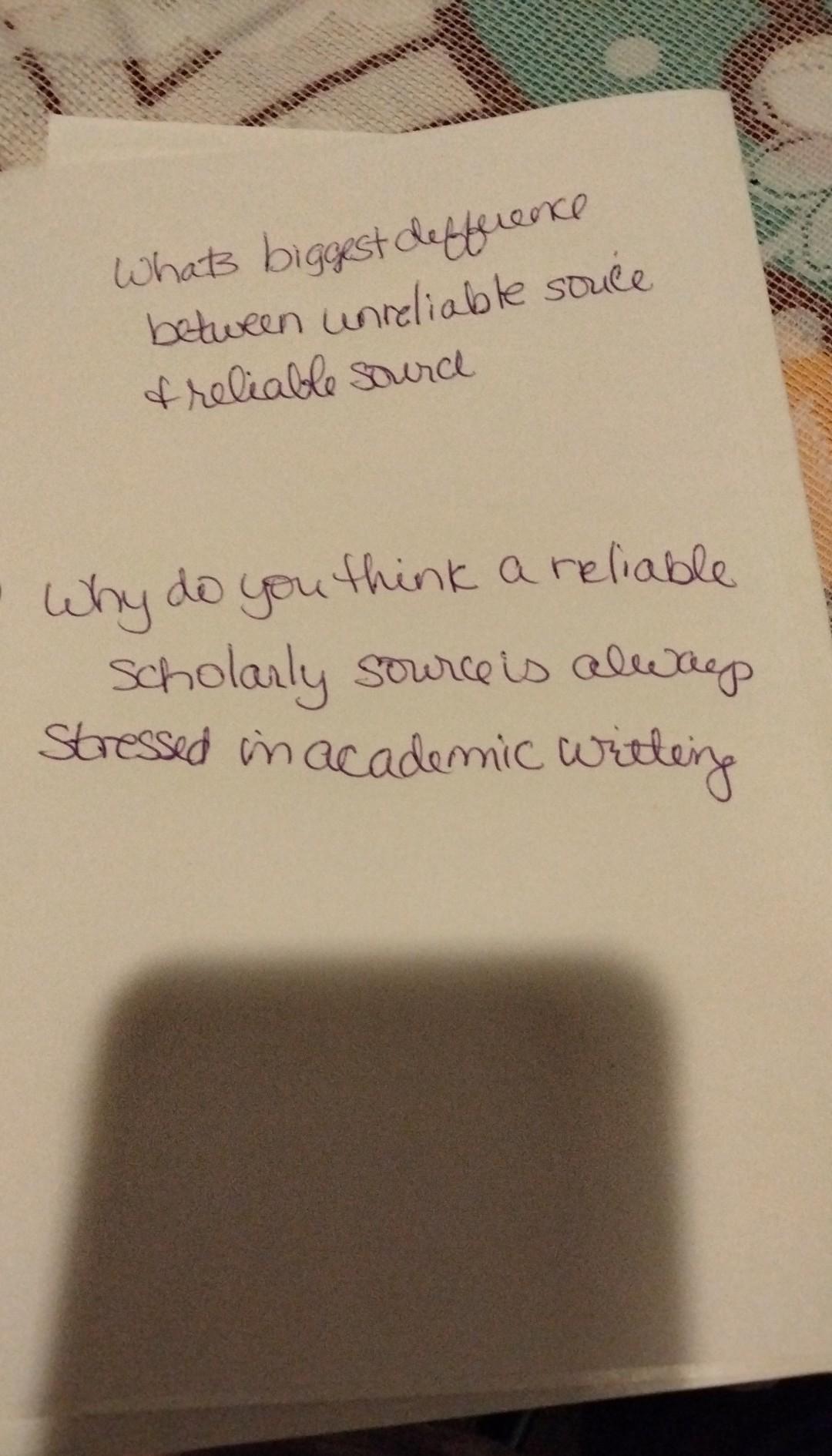 Whats biggest defterience between unreliable