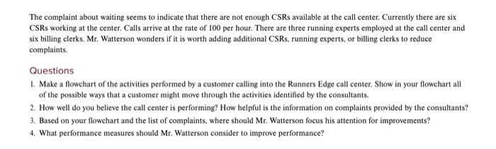 please answer question number 2. Case: Runners