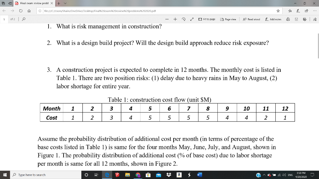 Please help me solve those questions - Final com