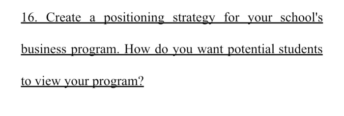 18. Describe a product that is in the early