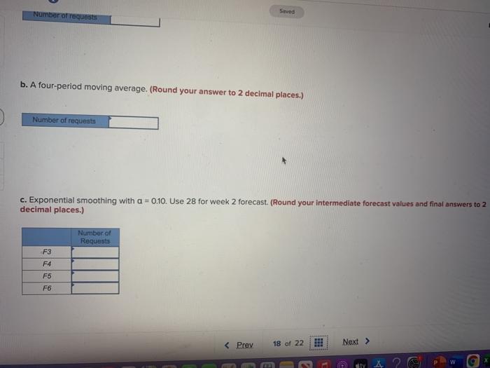 Compute seasonal relatives for this data using