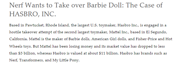 Read the mini case study and write a one-page