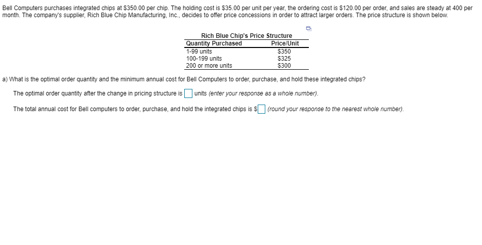 Bell Computers purchases integrated chips at