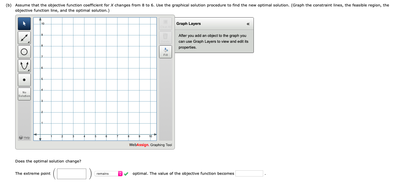 Consider the following linear program. Min 8X +