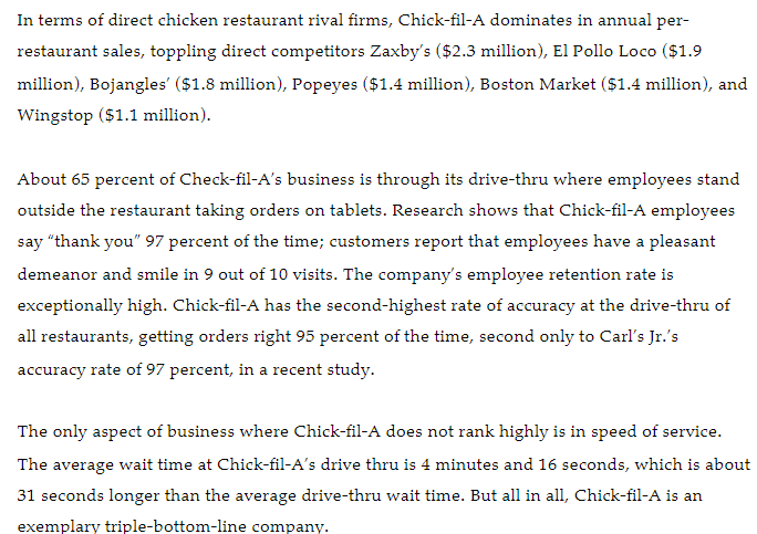 Read the mini case study and write a one-page