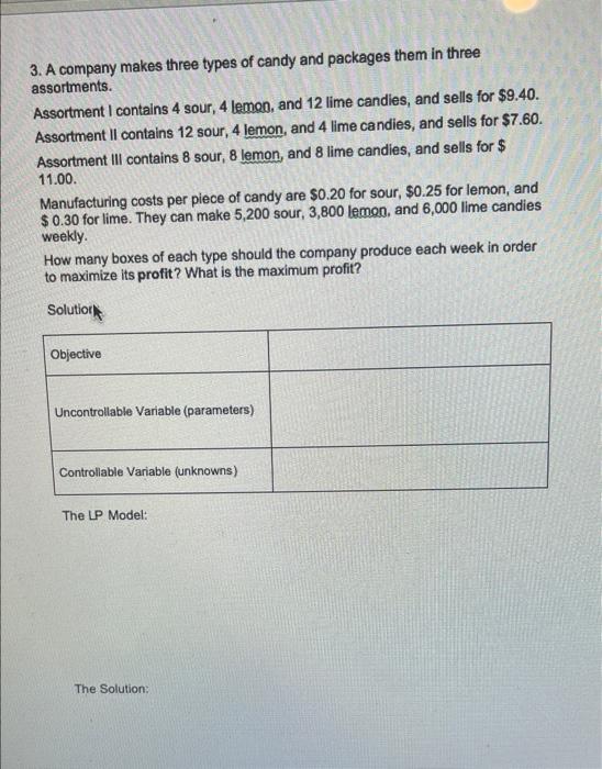 Please solve this question and use excel if