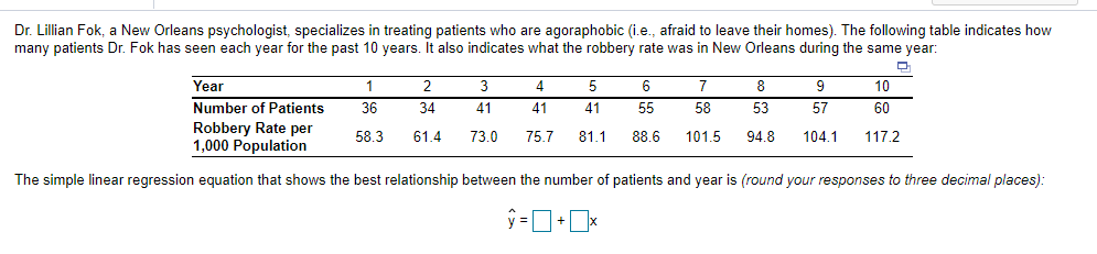 Answer correct or do not attempt. Dr. Lillian