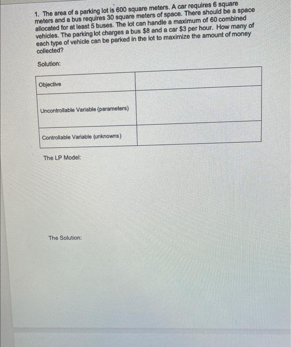 please solve this question and use excel if
