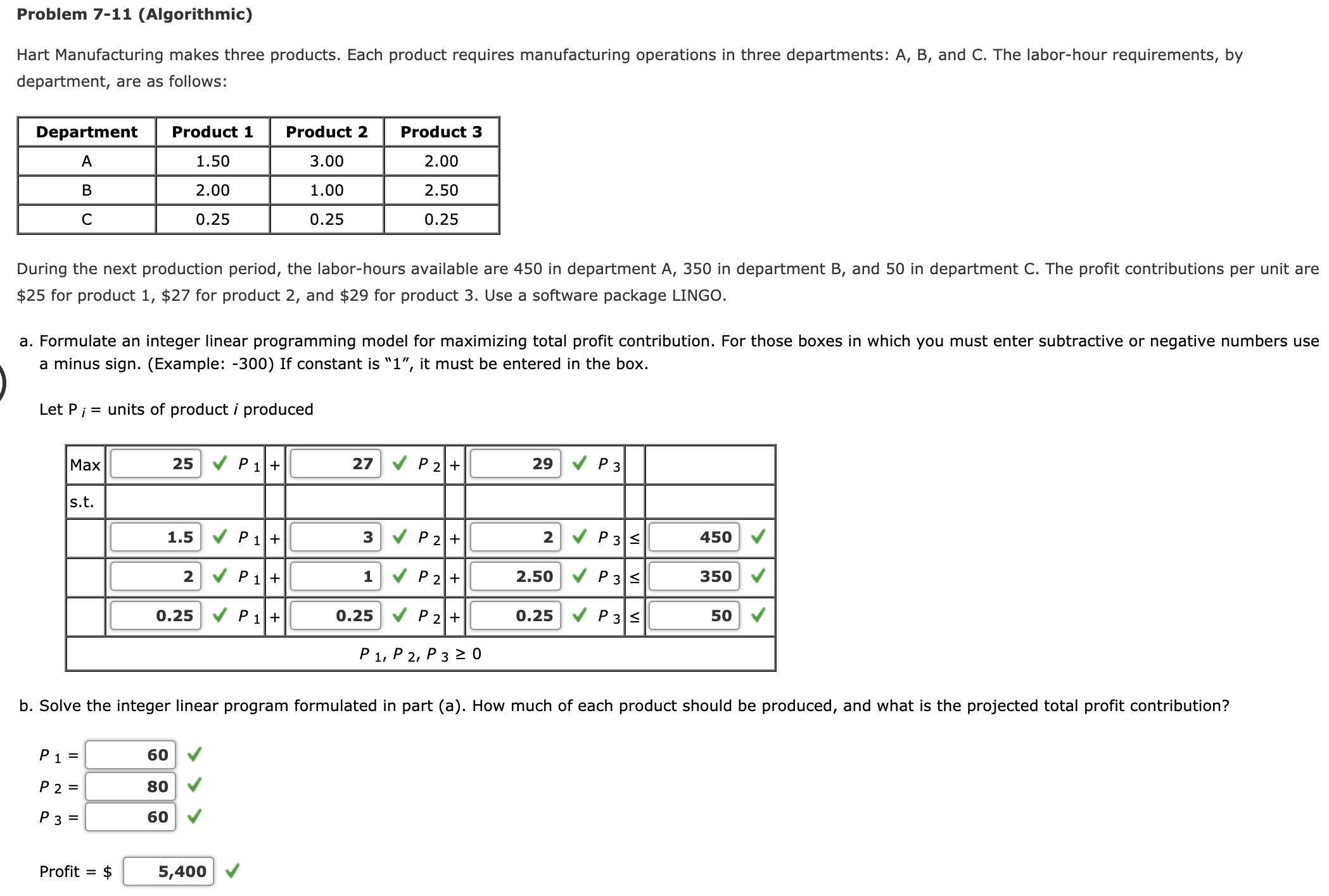 Please help solving last questions Problem 7-11