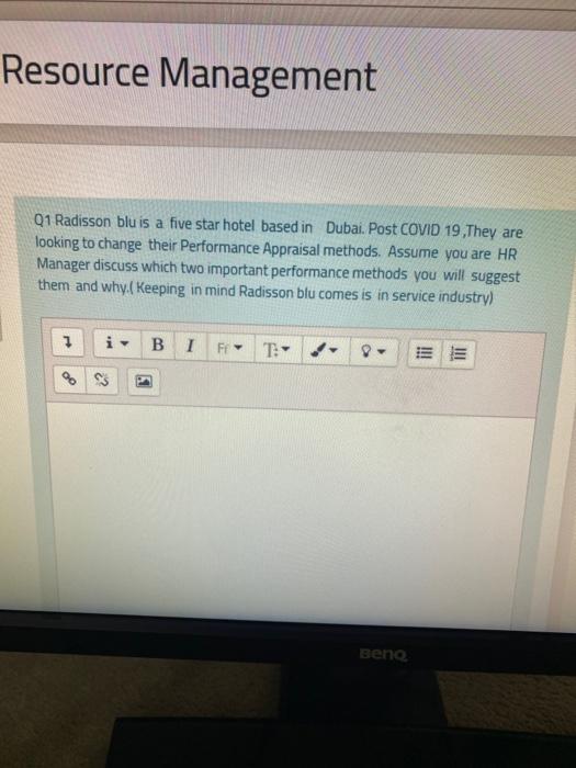 this is a human reaource course Resource