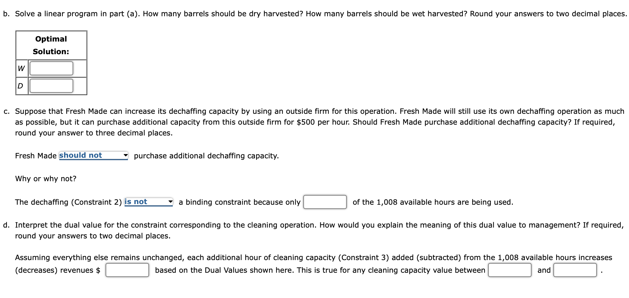 Problem 3-27 (Algorithmic) Cranberries can be