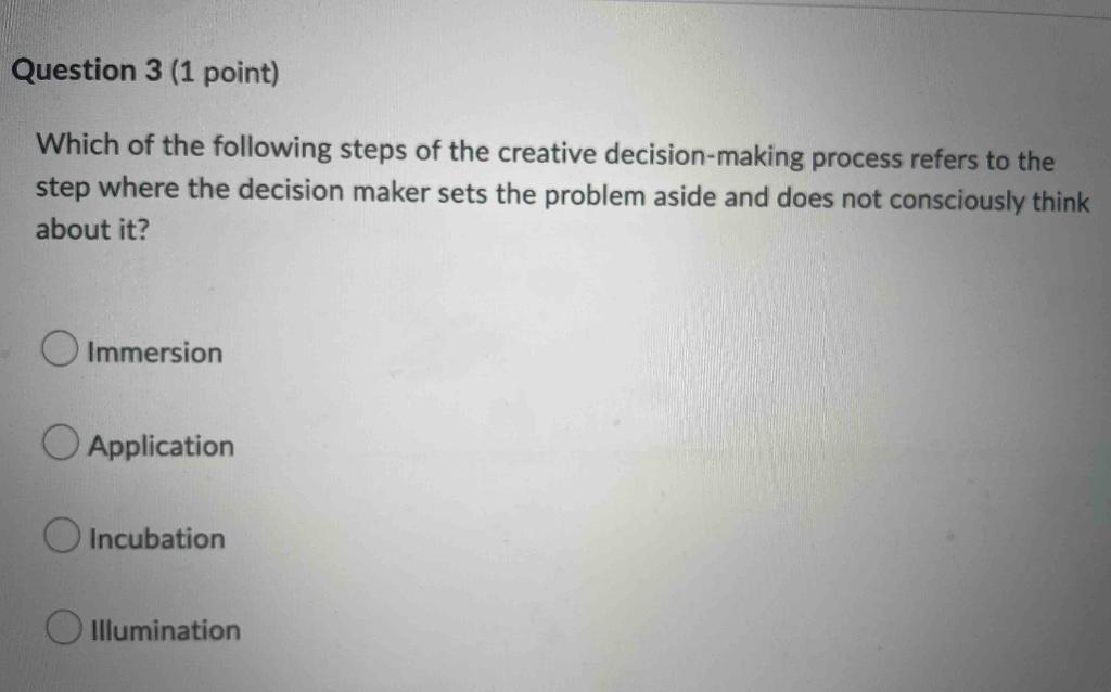 Question 2 (1 point) Kelly is looking for a