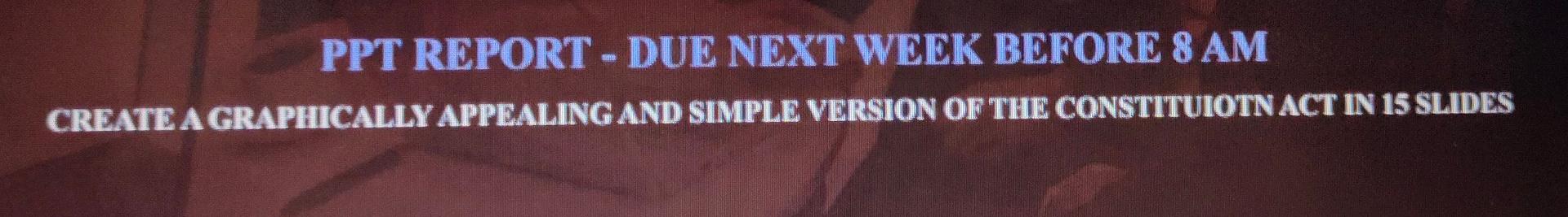 Constitution act 1982 PPT REPORT - DUE NEXT WEEK