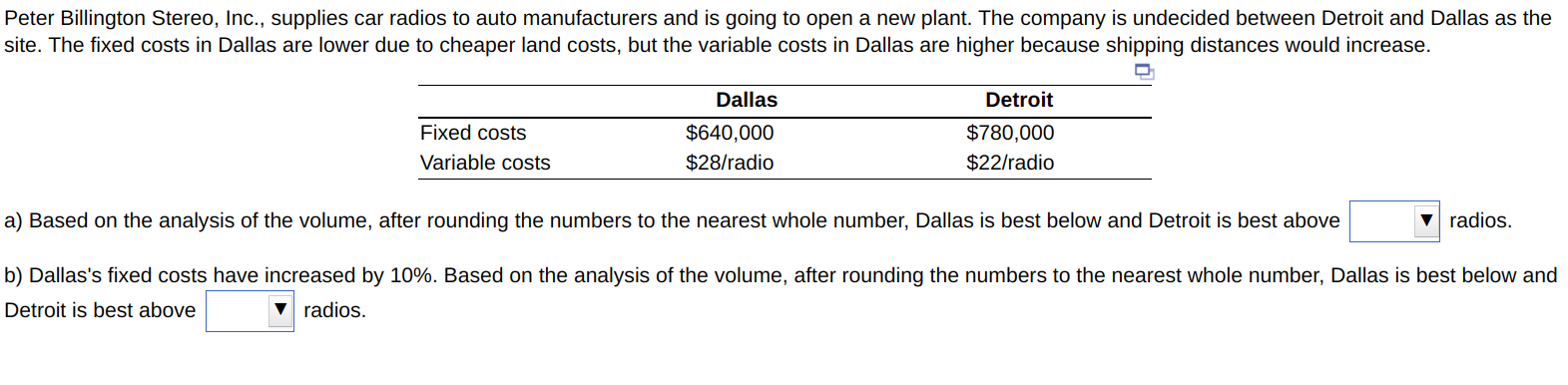 Peter Billington Stereo, Inc., supplies car