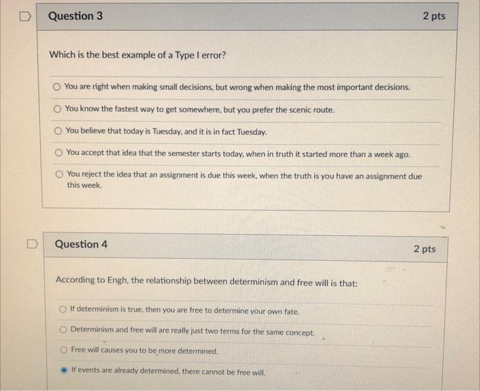 i need the correct answers please. D Question 3 2