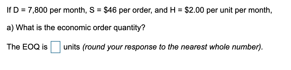 Operations management question: 1) 2) 3) 4) 5)