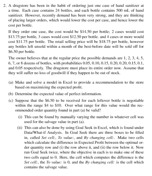 Make SURE EXCEL MODEL SCREEN SHOTS ARE CLEAR 2. A