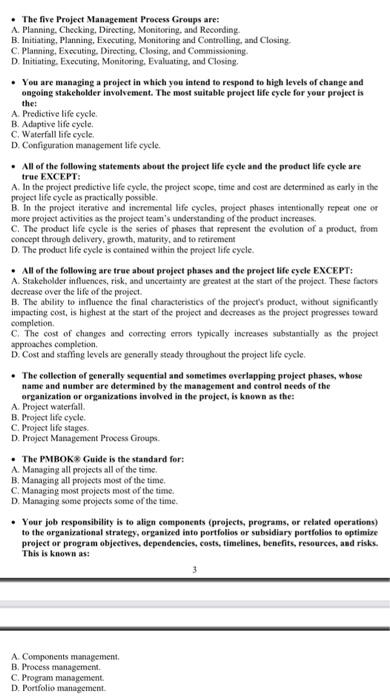 Project tailoring is an important consideration