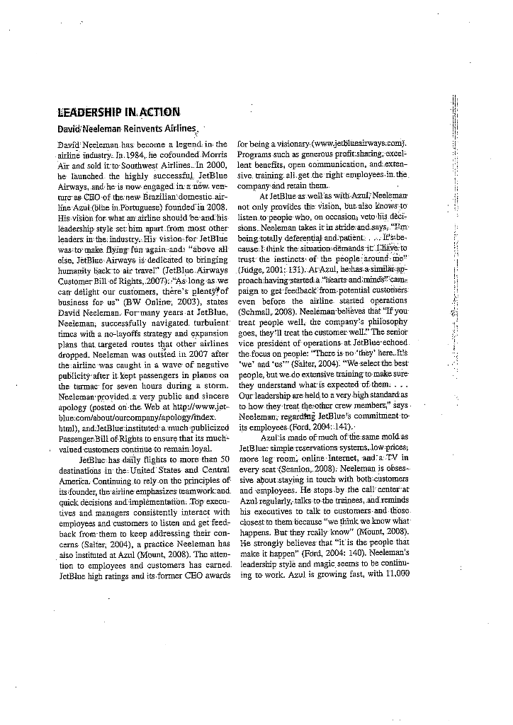 What roles does the leader play in the