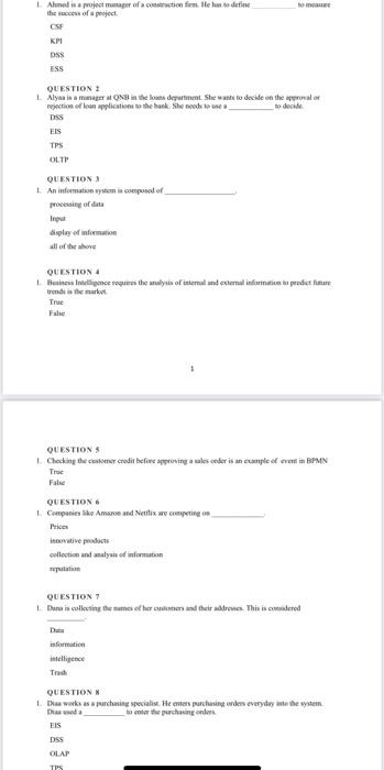 due in a bit tom Ahmed is a project manager of a