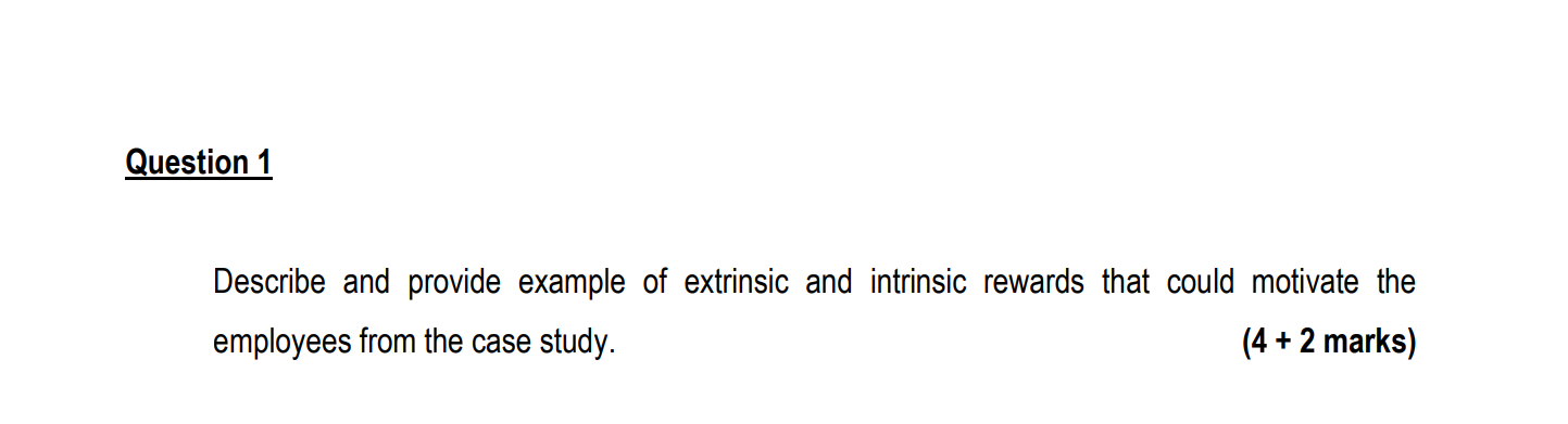 500 words Section B: Case Study - (20 Marks)