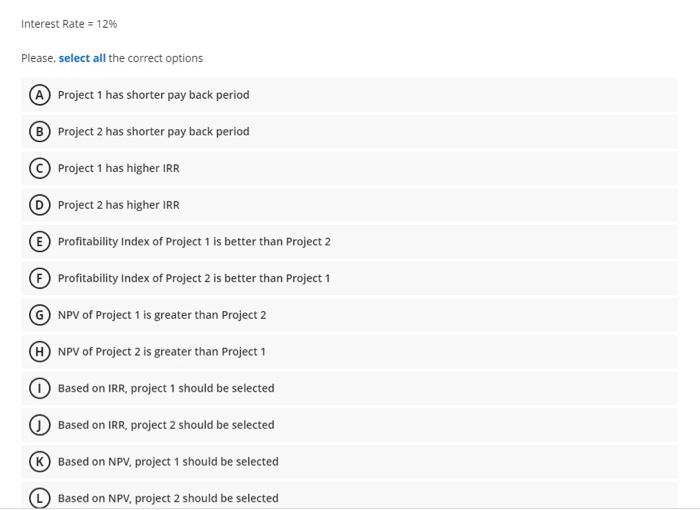 ** solve it by excel with steps and choose the