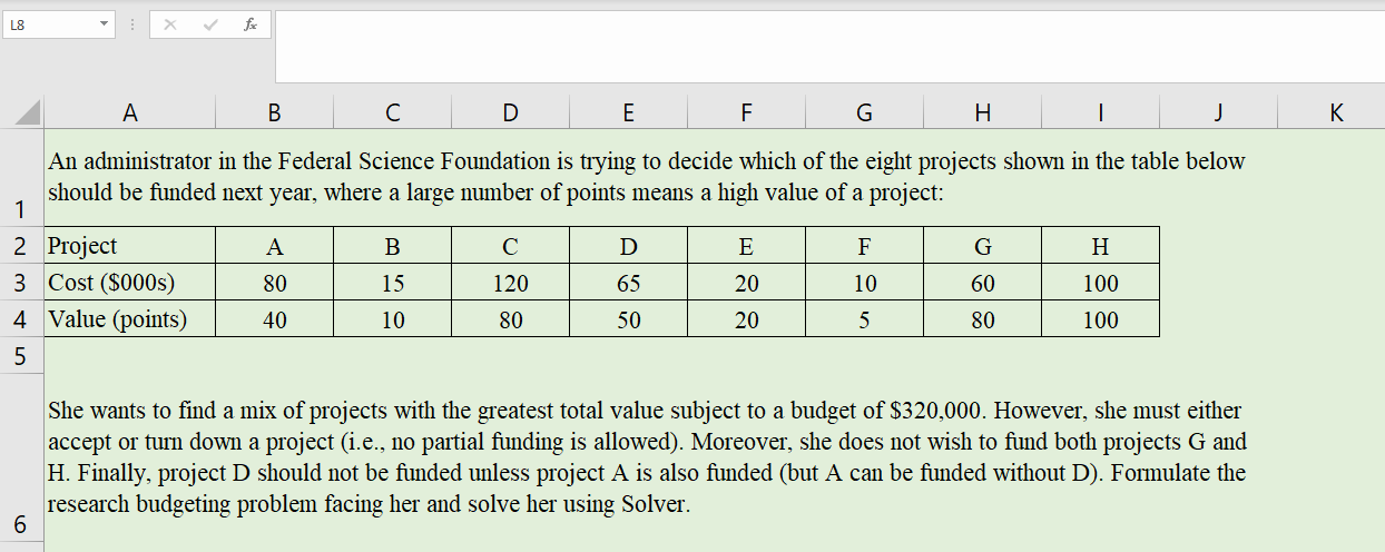 Can some show the steps and excel formula to