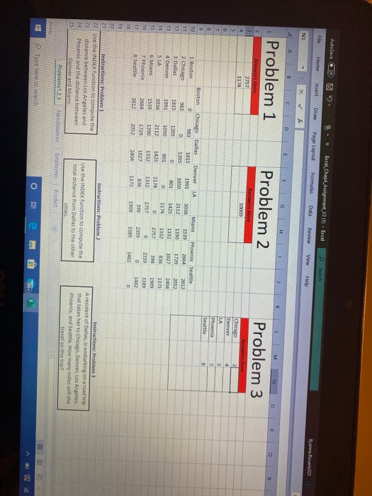 I need help with problem 3. On how many miles