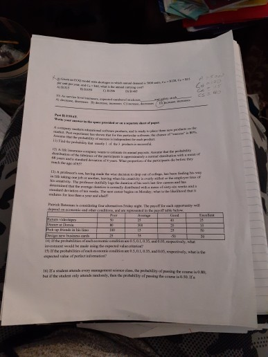 please help me with these questions. thx u. The