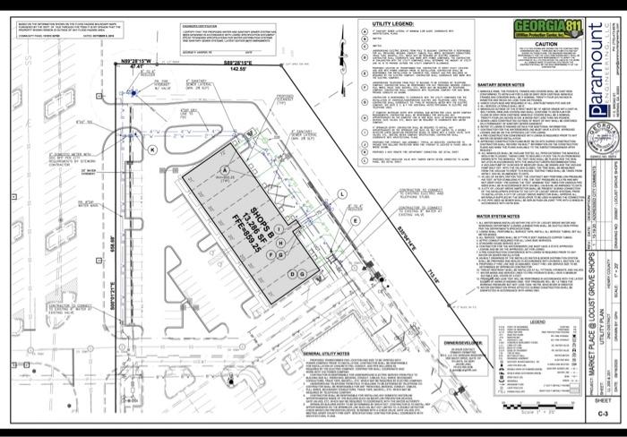 using the site plans below construct a detailed